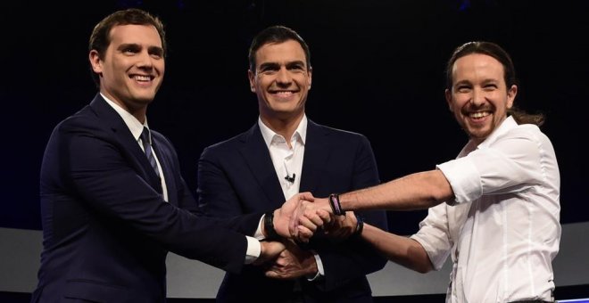 El final de la legislatura, en manos de PSOE y Ciudadanos con Podemos al fondo