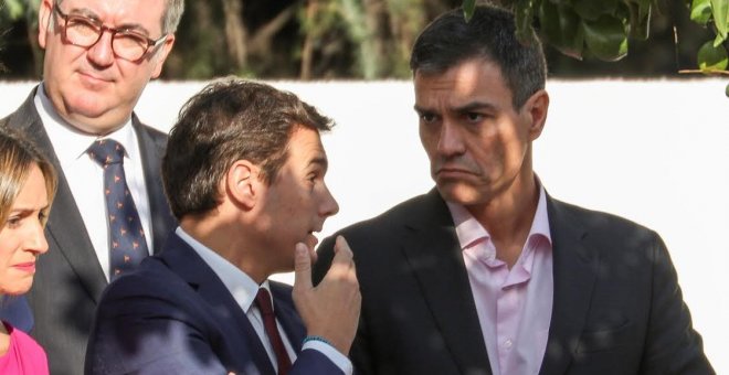 La moción de censura llega en el peor momento de las relaciones entre PSOE y Cs