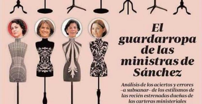 El guardarropa de las ministras o el machismo del diario ABC