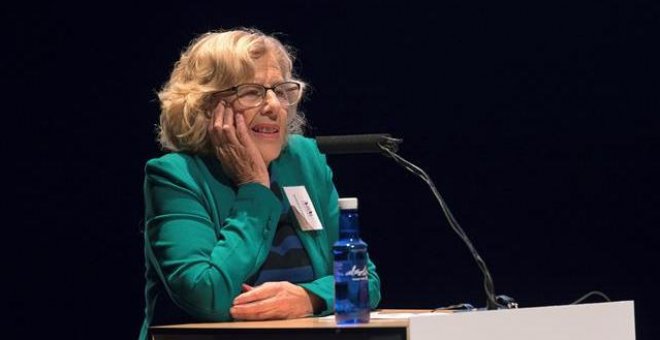 Carmena, sobre el colectivo LGTBI: "Hay que escucharles y colaborar con ellos, ellas y elles"