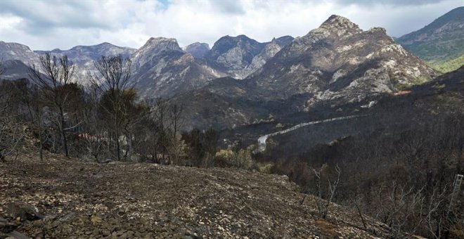 Dan por controlado el incendio de Llutxent tras arrasar 3.270 hectáreas en cinco días