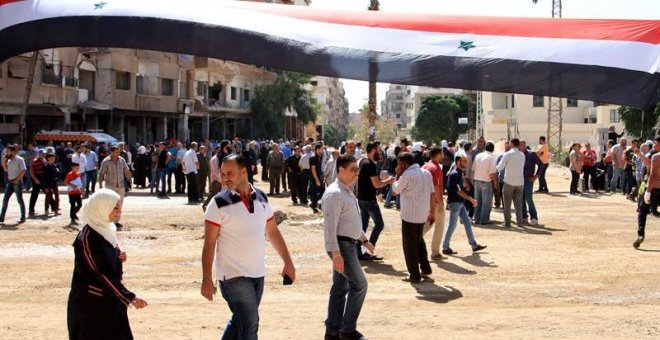 Dos muertos tras una explosión en un aeropuerto de Damasco