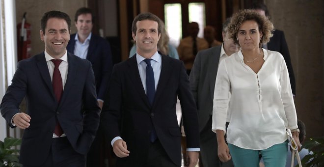 Casado rechaza la votación que plantea Sánchez y dice que el autogobierno en Catalunya es "difícilmente ampliable"