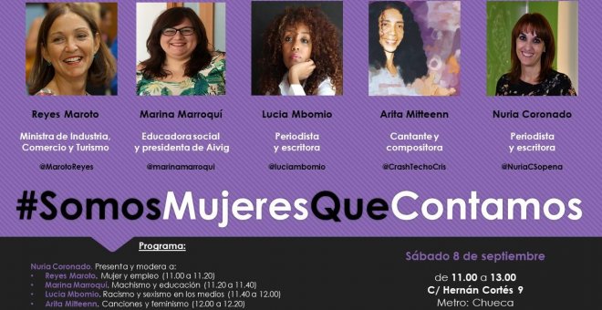 'Somos mujeres que contamos', un evento reivindicativo para visibilizar el talento