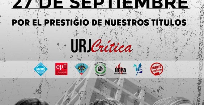 Los alumnos de la URJC lamentan el desprestigio de la universidad: "Quizá se haya convertido en la peor de España"