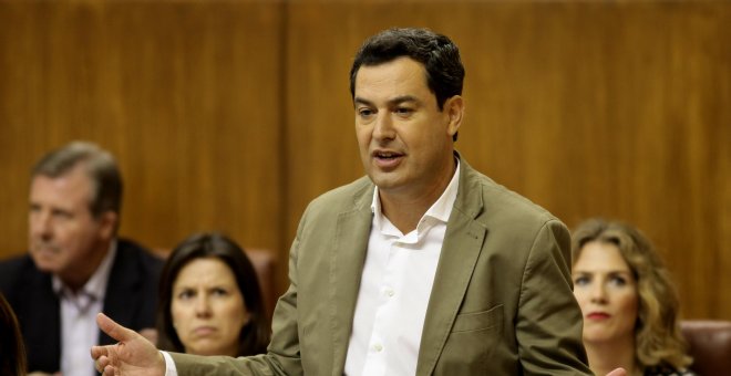 Juanma Moreno: "Veo incomprensible que la tercera fuerza política quiera presidir el Gobierno"
