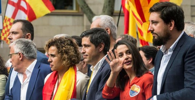 "Barcelona, garante de la hispanidad": así ha sido la manifestación españolista