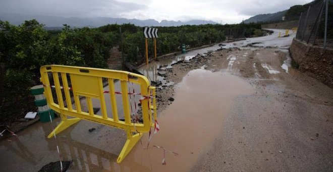 Las fuertes lluvias regresan a la costa mediterránea con Valencia en riesgo extremo