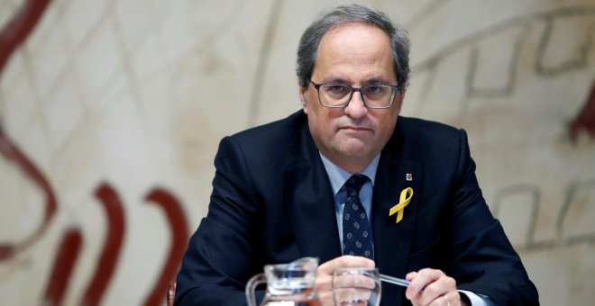 Torra hará un ayuno de 48 horas para ser "un altavoz" de la huelga de hambre de los presos del 'procés'