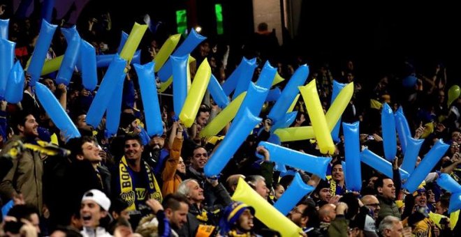 Ambiente festivo y sin incidentes en la previa de la final de la Copa Libertadores