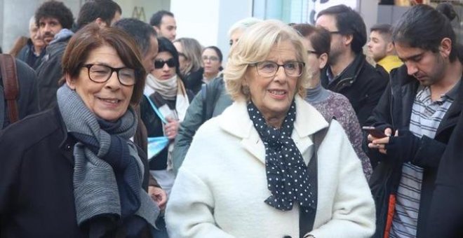 Carmena recalca que la doble plataforma con Errejón no es una ruptura con Podemos