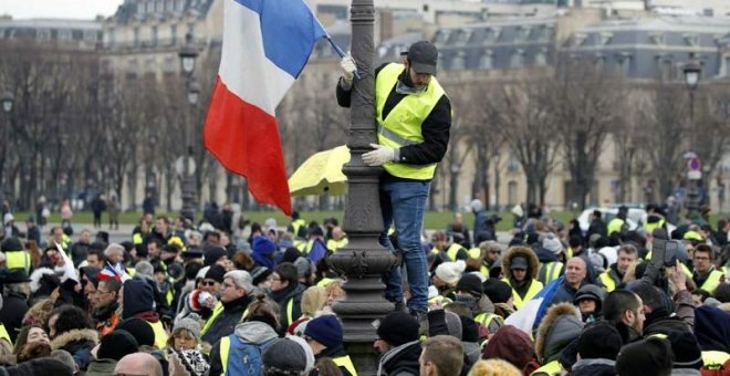 Las protestas de los 'chalecos amarillos' en Francia pierden energía aunque los incidentes no desaparecen del todo