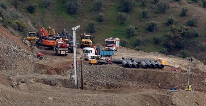 Los mineros que rescatarán a Julen podrían tener que utilizar explosivos por la dureza del terreno