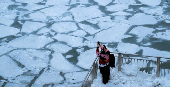 El frío polar que azota a Estados Unidos, en imágenes