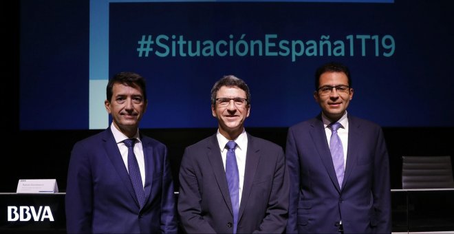 BBVA cree que los PGE de 2019 restarán dos décimas al PIB, que bajará el 2% en 2020