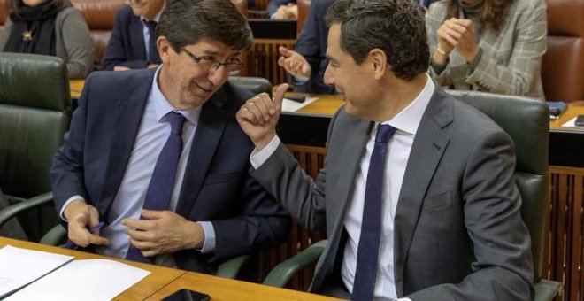Moreno y Marín se plantean remozar el Gobierno andaluz un año y medio después