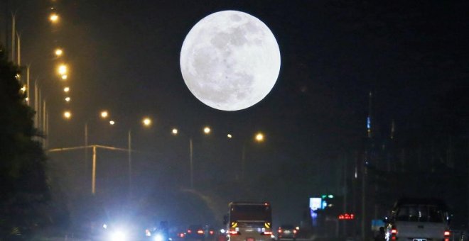 La superluna, un espectáculo en el cielo