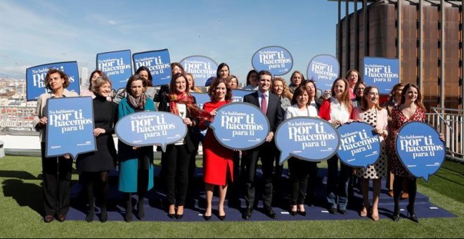 Casado acusa a las convocantes del 8M de "enfrentar" a hombres contra mujeres