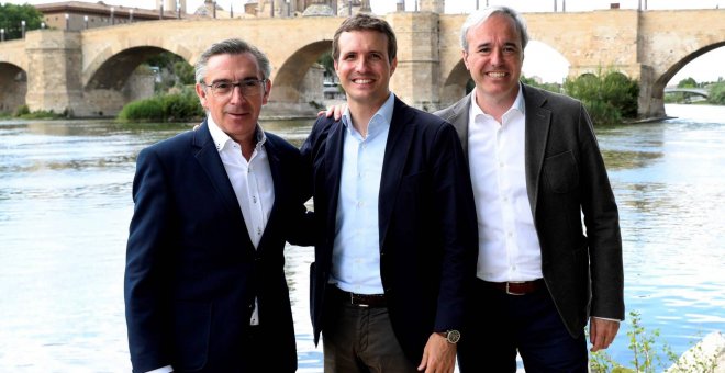Jorge Azcón (PP) será alcalde de Zaragoza con el apoyo de Cs y Vox