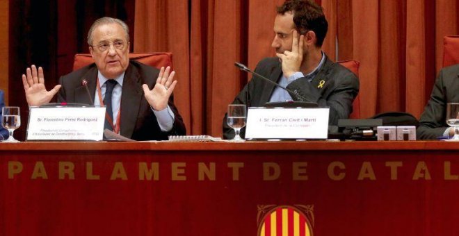 El rifirrafe de Florentino Pérez y una diputada de la CUP por el proyecto Castor