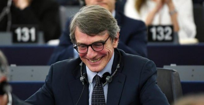 El italiano David Sassoli, elegido presidente del Parlamento Europeo