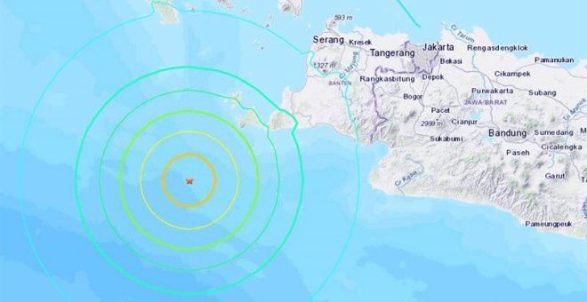 Un terremoto de magnitud 6,8 sacude las islas de Java y Sumatra en Indonesia