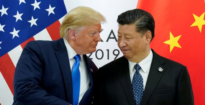 Trump asegura que la guerra comercial con China "va a ser bastante corta"