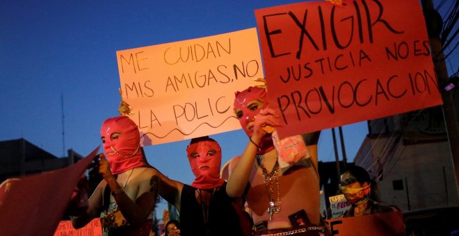 Rabia feminista contra las violaciones en Ciudad de México
