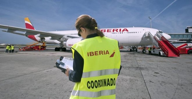 El personal de tierra de Iberia en Barajas hará huelga el 30 y 31 de agosto