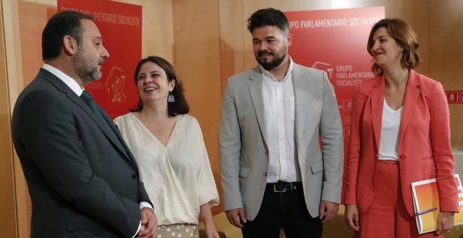 ERC es manté en el 'no' a Sánchez després de la primera reunió amb el PSOE