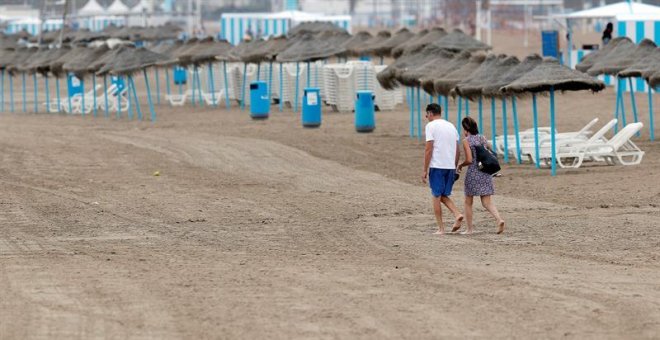 Las temperaturas bajan este lunes en el tercio occidental y norte de la Península