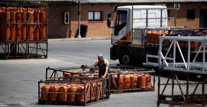 El precio de la bombona de butano baja un 4,86% desde el martes, hasta 12,15 euros