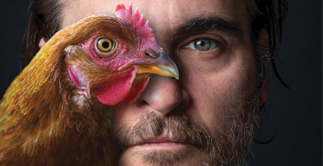 El actor Joaquin Phoenix se convierte en un héroe contra el maltrato animal en Times Square