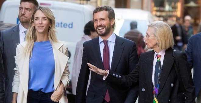 Casado endurece su discurso contra el independentismo en su paso por Barcelona