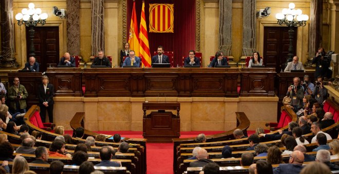 La moción sobre la autodeterminación del Parlament no será publicada en el Boletín