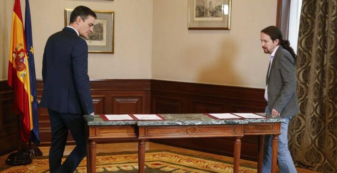 El pacto Sánchez-Iglesias no penalizaría a la izquierda en unas nuevas elecciones