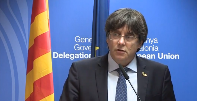 Puigdemont, sobre el informe de la Abogacía del Estado: "Van muy tarde"