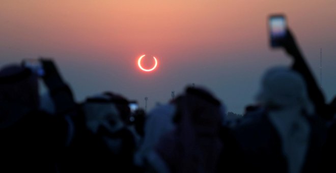 El espectacular 'anillo de fuego', el último eclipse de la década