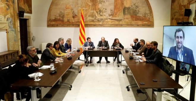 ERC i JxCat consensuen portar l’autodeterminació i la fi de la repressió a la taula de negociació