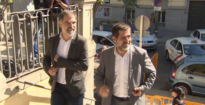 Front comú dels partits sobiranistes de tot l'Estat i Podemos per demanar la llibertat dels Jordis