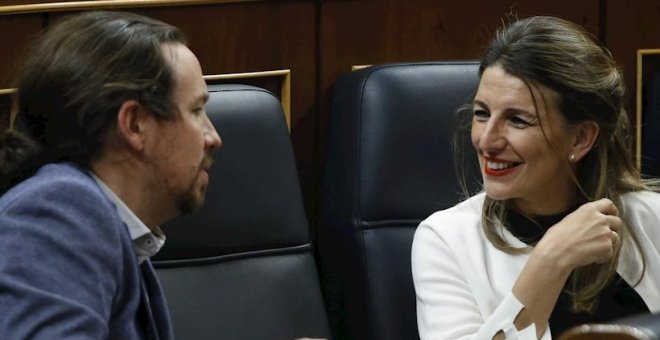 Yolanda Díaz desvincula su marcha de IU de un interés por liderar Podemos