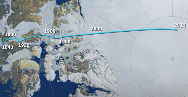Las andanzas del polo Norte magnético continuarán durante al menos 10 años