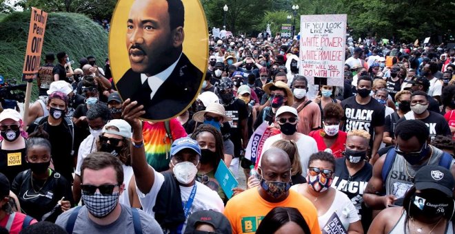 La Marcha sobre Washington se convierte en la reivindicación del derecho al voto y el grito contra la violencia policial