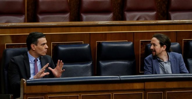 Iglesias descarta acabar imputado y Sánchez y UP cierran filas en torno a él