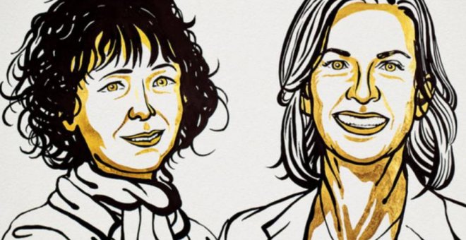 Nobel de Química para Emmanuelle Charpientier y Jennifer Doudna por sus avances en la edición del genoma