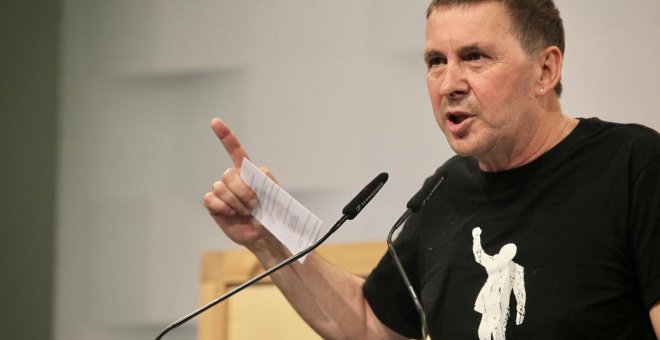 Otegi advierte que el Supremo busca "criminalizar" al independentismo y "desestabilizar el escenario político"