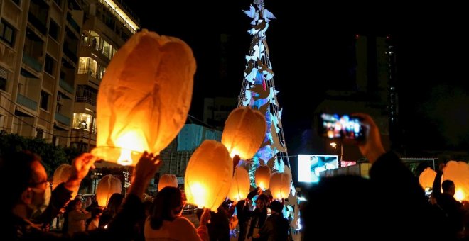 Navidad en Beirut, una ciudad en plena reconstrucción y con 18 confesiones religiosas distintas