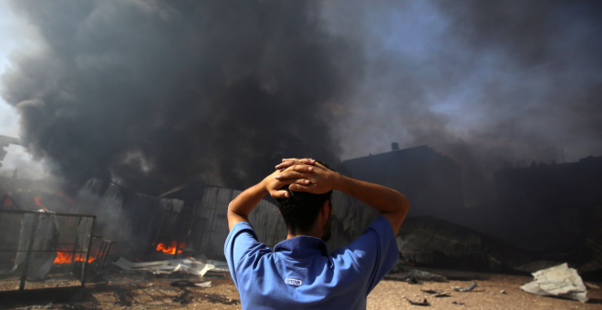 Los bombardeos israelíes ya han provocado la muerte de 200 palestinos en Gaza, entre ellos 59 menores