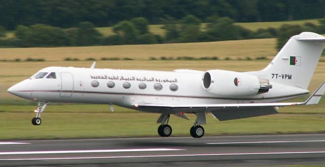 España niega la entrada a un avión oficial argelino sin permiso que quería aterrizar en Logroño