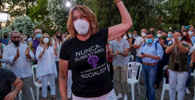 Susana Díaz: "No somos la candidatura de Madrid, pero aquí votan los socialistas andaluces"